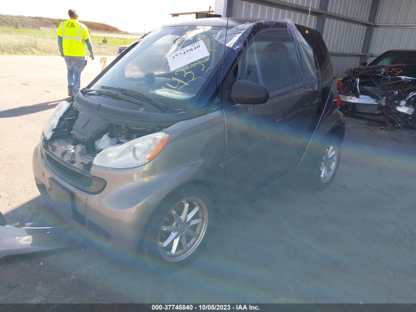 2009 Smart Fortwo Passion/Brabus/Pure VIN: WMEEJ31X49K249601 Lot: 37745840