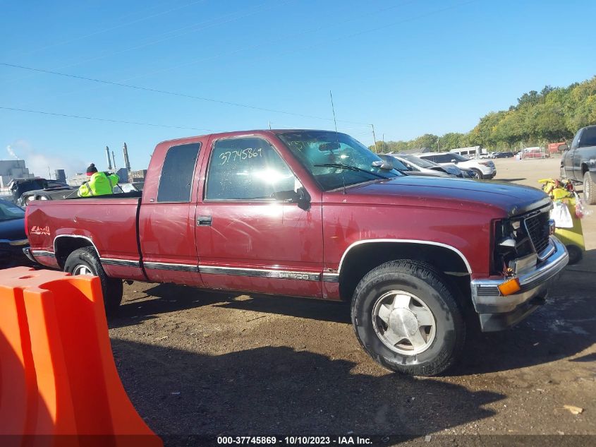 1998 GMC Sierra 1500 Sl Wideside VIN: 1GTEK19W9WE524143 Lot: 37745869