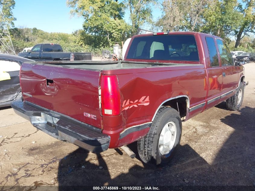 1998 GMC Sierra 1500 Sl Wideside VIN: 1GTEK19W9WE524143 Lot: 37745869