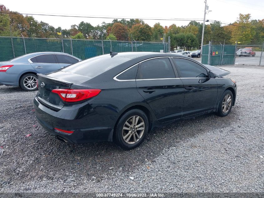 2016 Hyundai Sonata Se VIN: 5NPE24AFXGH431761 Lot: 37749274