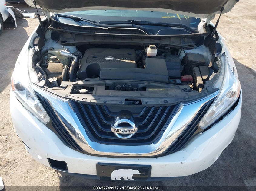 2016 Nissan Murano Sl VIN: 5N1AZ2MH1GN143182 Lot: 37749972