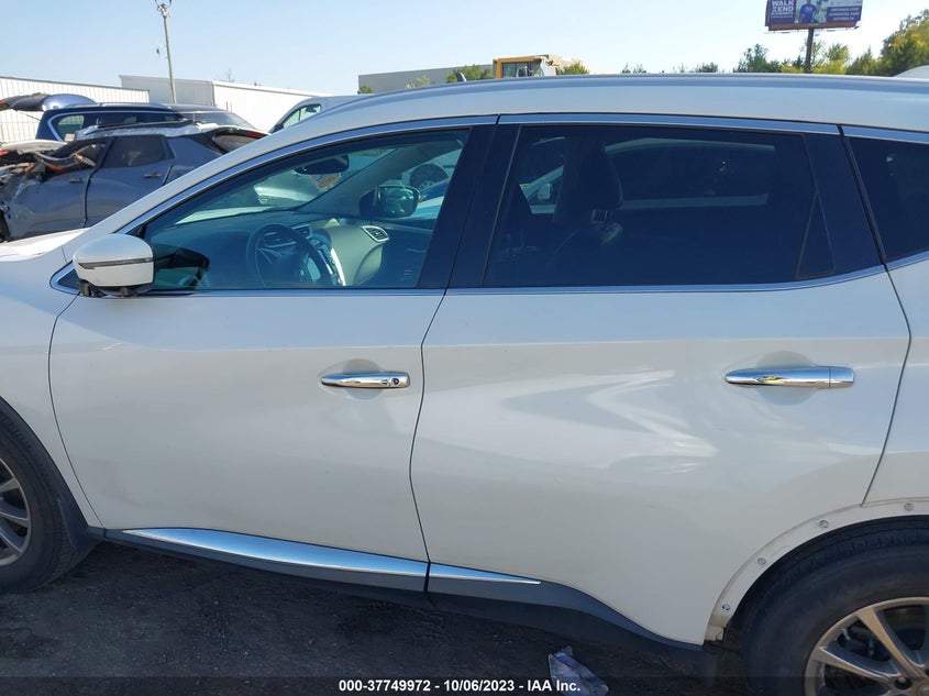 2016 Nissan Murano Sl VIN: 5N1AZ2MH1GN143182 Lot: 37749972