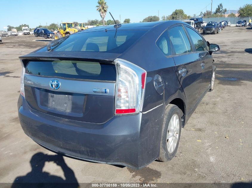 2012 Toyota Prius Plug-In VIN: JTDKN3DP3C3015128 Lot: 37750159