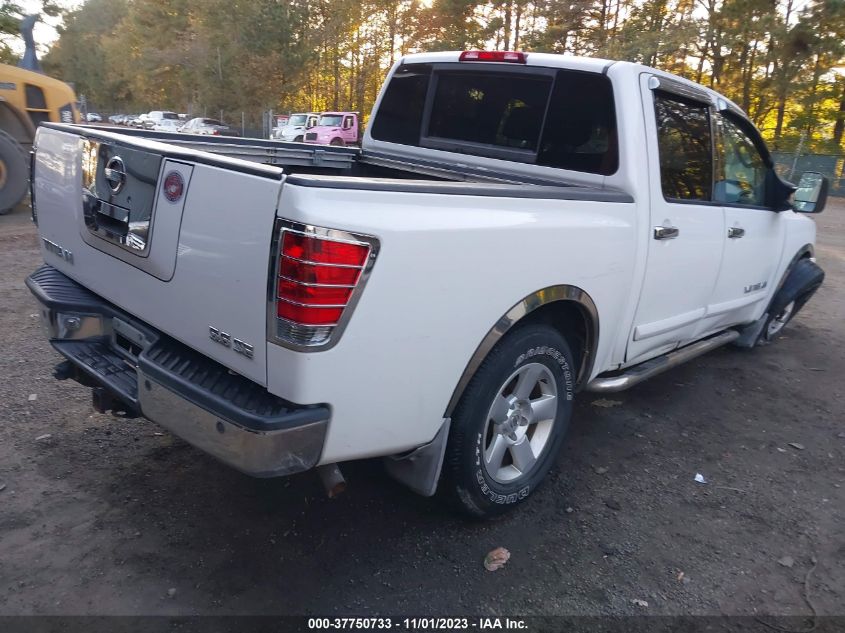 2006 Nissan Titan Se VIN: 1N6BA07A86N557395 Lot: 37750733