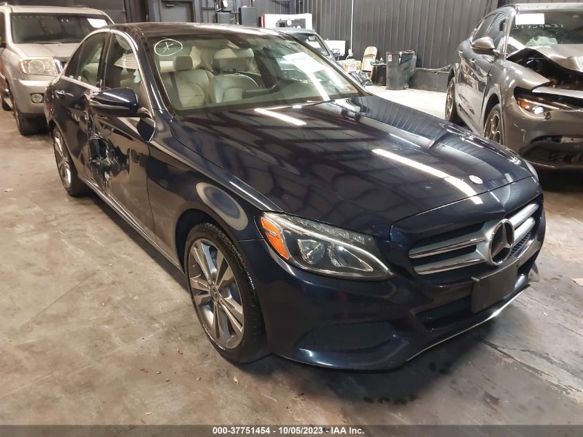 2017 Mercedes-Benz C 300 Sport 4Matic/Luxury 4Matic/4Matic VIN: 55SWF4KB6HU225517 Lot: 37751454