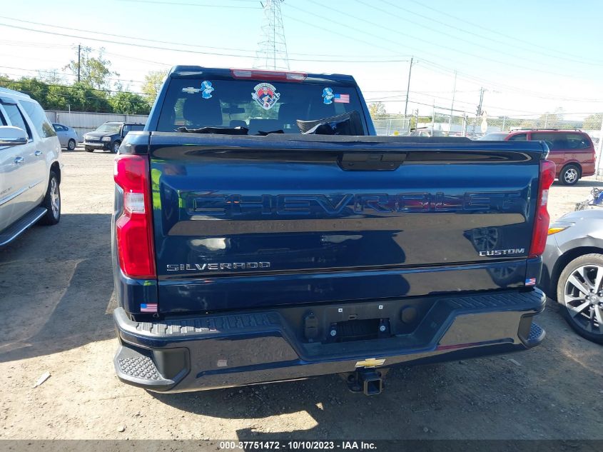 2022 Chevrolet Silverado 1500 Ltd 4Wd Short Bed Custom VIN: 1GCPYBEK0NZ118050 Lot: 37751472