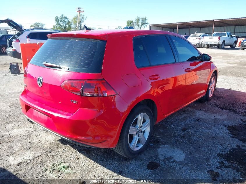 2017 Volkswagen Golf S/Wolfsburg Edition VIN: 3VW117AU3HM021748 Lot: 37751620