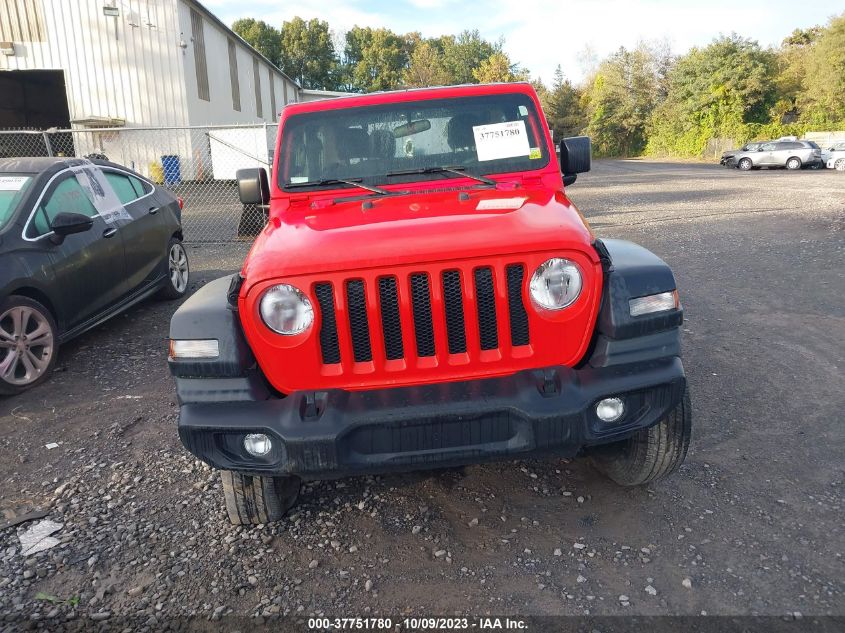 2020 Jeep Wrangler Sport 4X4 VIN: 1C4GJXAG7LW266603 Lot: 37751780