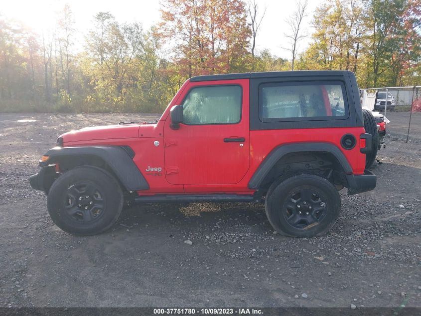 2020 Jeep Wrangler Sport 4X4 VIN: 1C4GJXAG7LW266603 Lot: 37751780