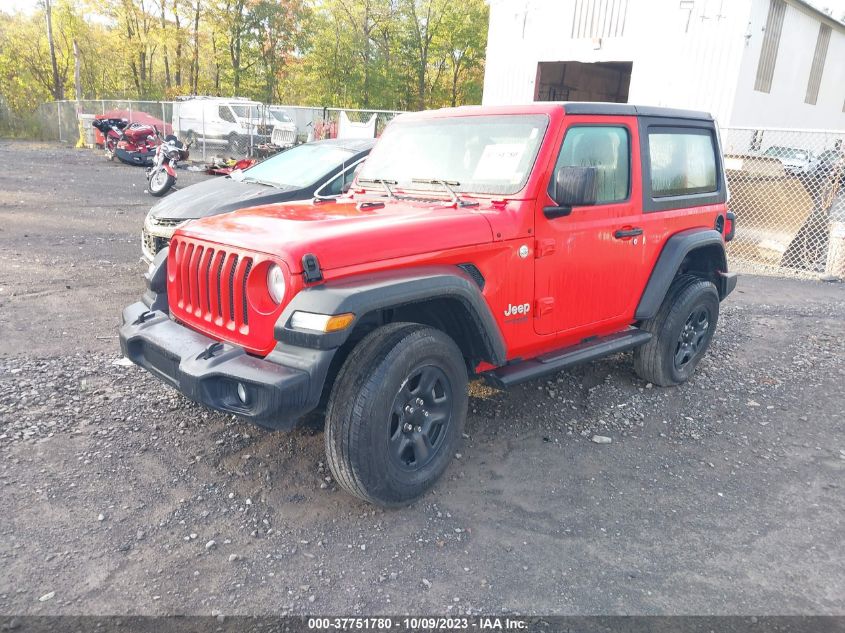 2020 Jeep Wrangler Sport 4X4 VIN: 1C4GJXAG7LW266603 Lot: 37751780