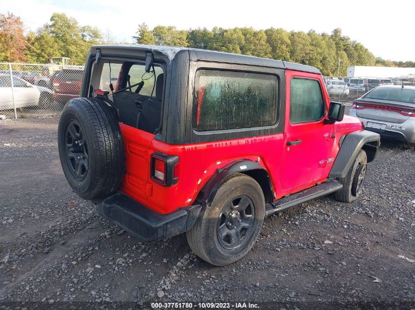 2020 Jeep Wrangler Sport 4X4 VIN: 1C4GJXAG7LW266603 Lot: 37751780