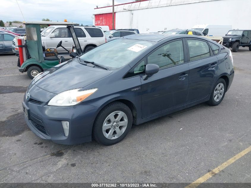 2015 Toyota Prius Two VIN: JTDKN3DU3F0459671 Lot: 37752362