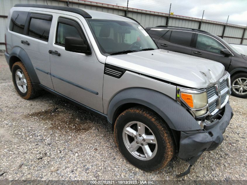 2007 Dodge Nitro Sxt VIN: 1D8GU28K87W734222 Lot: 37752921