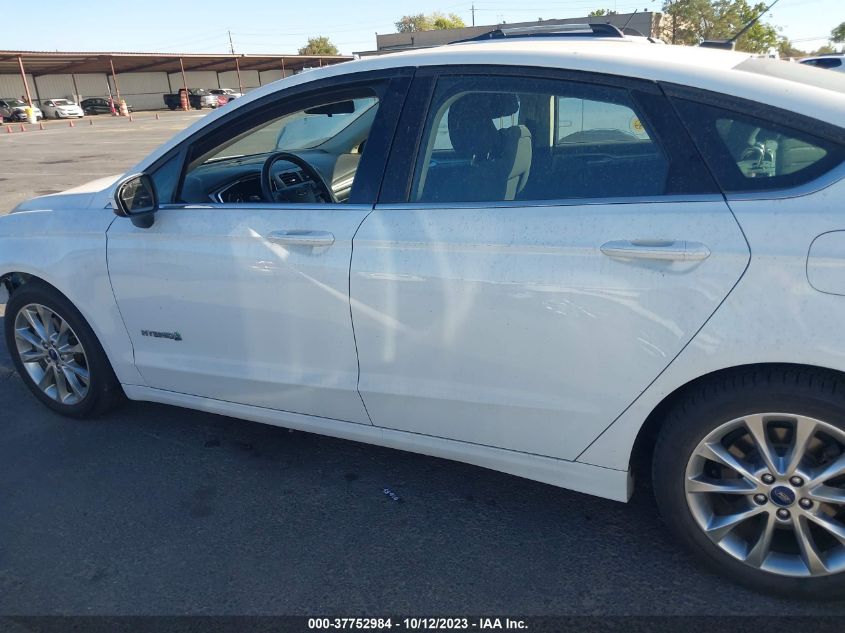 2017 Ford Fusion Hybrid Se VIN: 3FA6P0LU5HR324275 Lot: 37752984