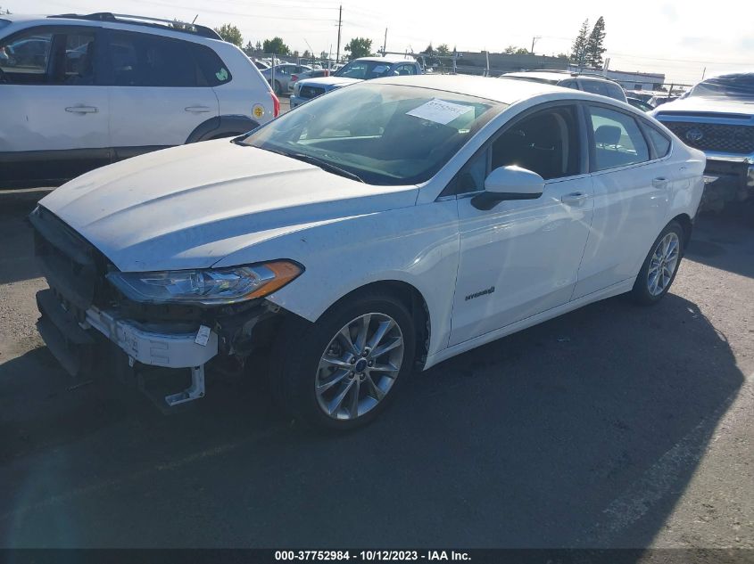 2017 Ford Fusion Hybrid Se VIN: 3FA6P0LU5HR324275 Lot: 37752984