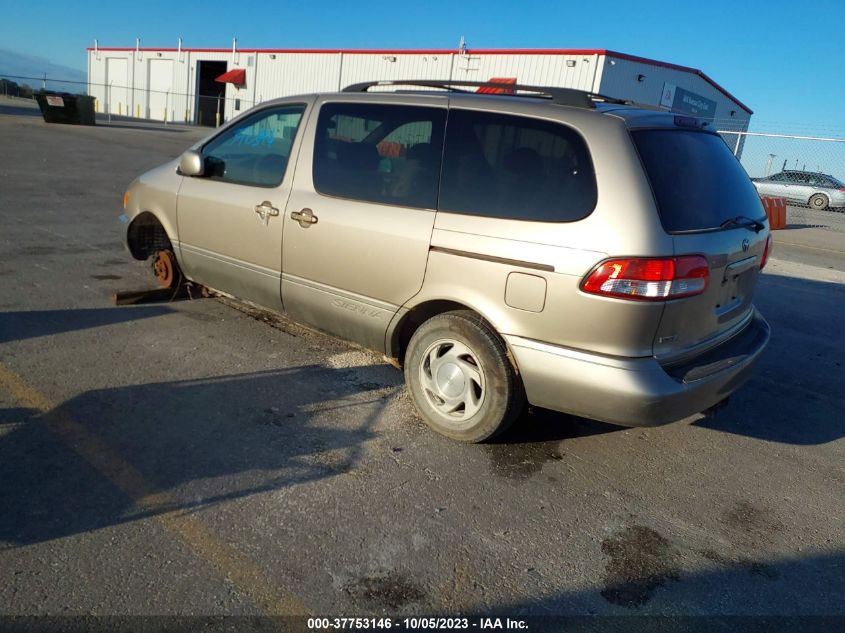 2002 Toyota Sienna Le/Xle VIN: 4T3ZF13C62U494736 Lot: 37753146