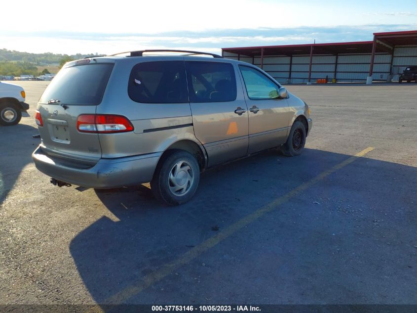 2002 Toyota Sienna Le/Xle VIN: 4T3ZF13C62U494736 Lot: 37753146