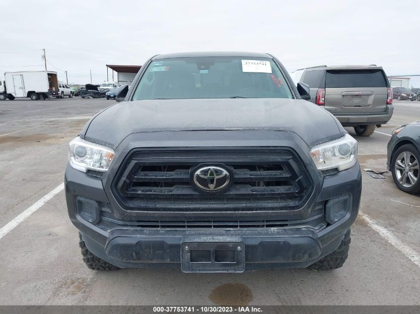 2022 Toyota Tacoma Sr VIN: 3TYAX5GN8NT059367 Lot: 37753741