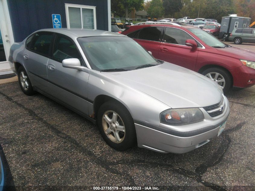 2001 Chevrolet Impala VIN: 2G1WF55E319104248 Lot: 37755179