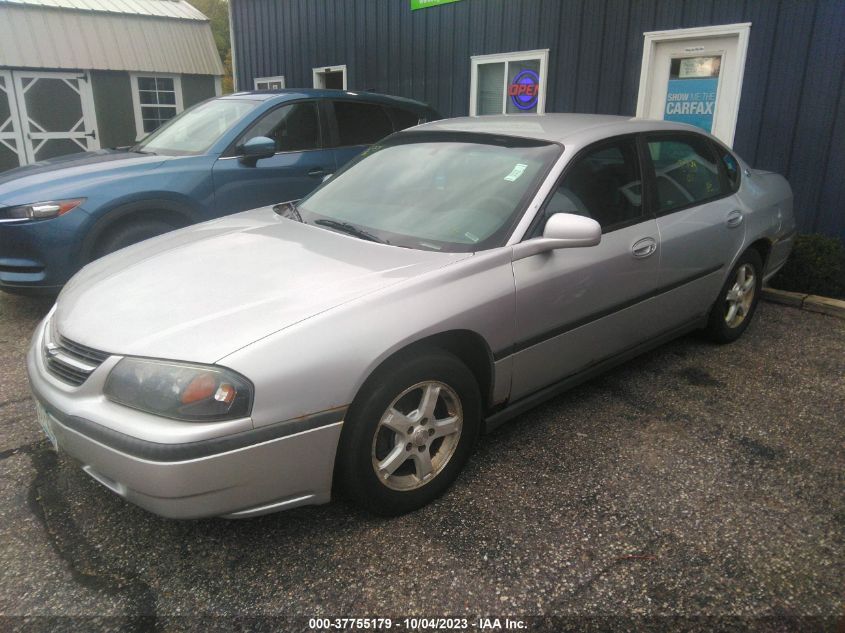 2001 Chevrolet Impala VIN: 2G1WF55E319104248 Lot: 37755179