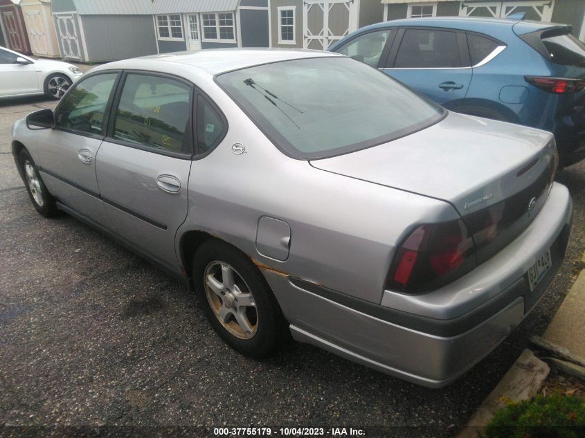 2001 Chevrolet Impala VIN: 2G1WF55E319104248 Lot: 37755179