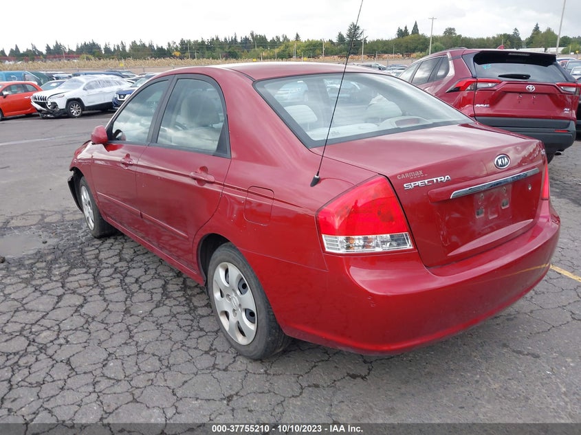 2009 Kia Spectra Ex VIN: KNAFE222695645755 Lot: 37755210