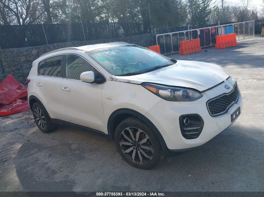 2017 Kia Sportage Ex VIN: KNDPNCAC9H7032751 Lot: 37755393