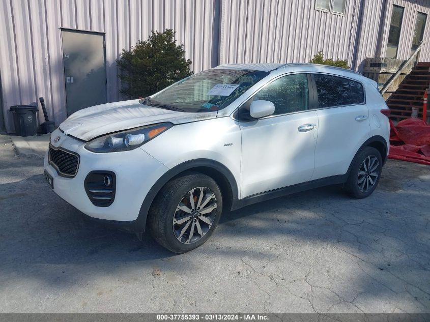 2017 Kia Sportage Ex VIN: KNDPNCAC9H7032751 Lot: 37755393