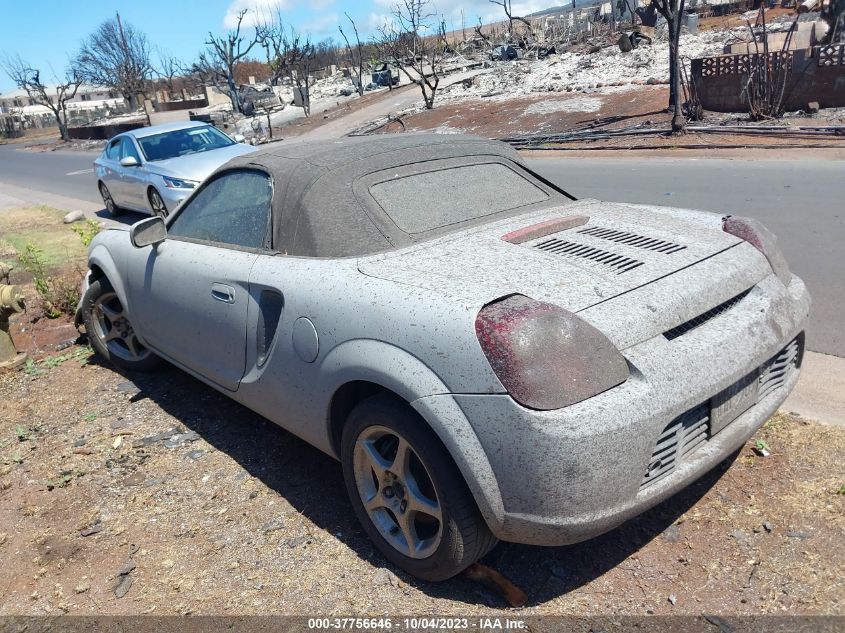 2001 Toyota Mr2 Spyder Base (M5) VIN: JTDFR320510026853 Lot: 37756646