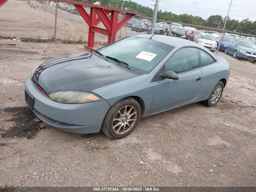 2000 Mercury Cougar V6 VIN: 1ZWFT61L8Y5600799 Lot: 37757343