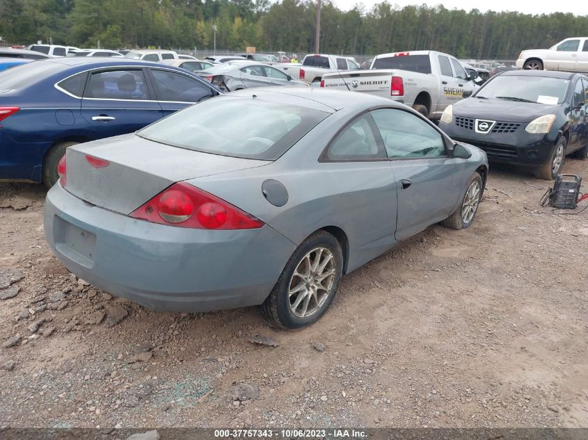 2000 Mercury Cougar V6 VIN: 1ZWFT61L8Y5600799 Lot: 37757343