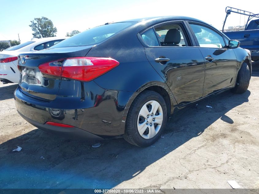 2016 Kia Forte Lx VIN: KNAFK4A64G5613845 Lot: 37758020