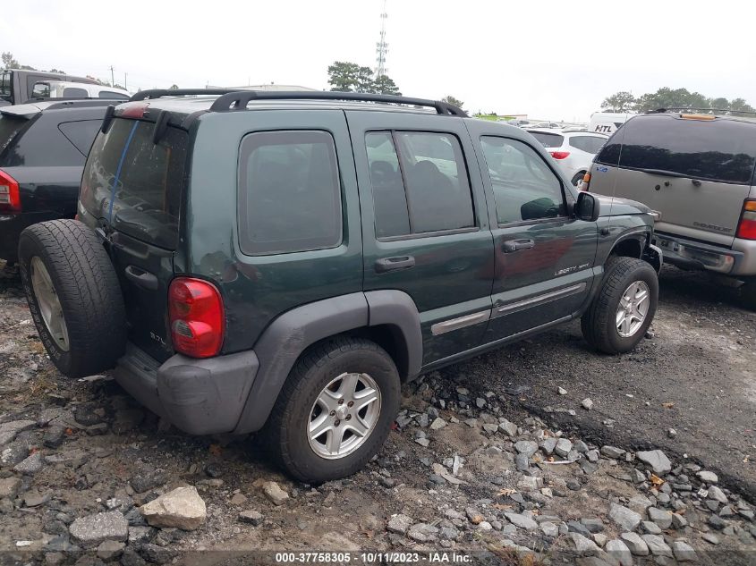 2003 Jeep Liberty Sport VIN: 1J4GK48KX3W597238 Lot: 40408374