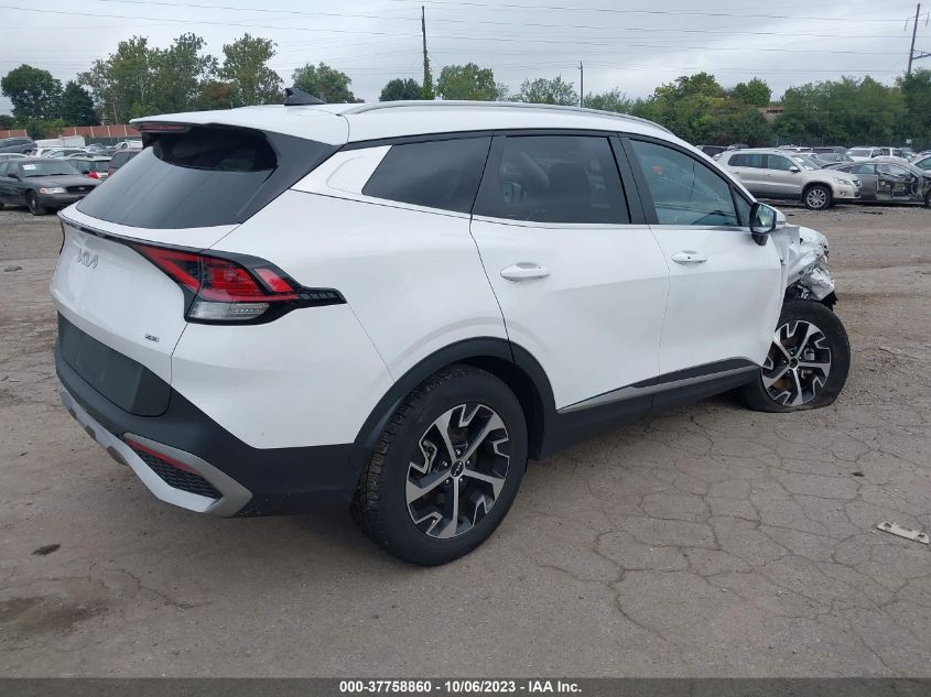 2023 Kia Sportage Ex VIN: 5XYK3CAF1PG021299 Lot: 37758860