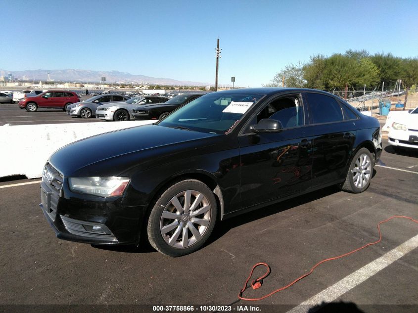 2013 Audi A4 Premium VIN: WAUAFAFL6DN040793 Lot: 37758866