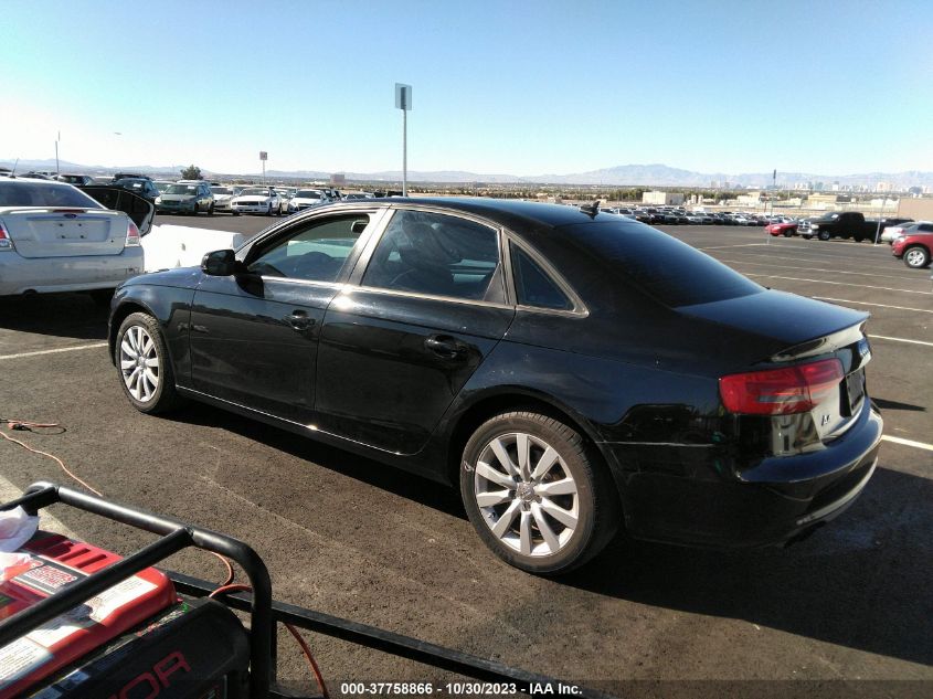 2013 Audi A4 Premium VIN: WAUAFAFL6DN040793 Lot: 37758866