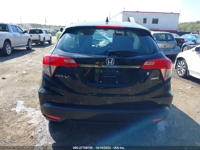 2022 Honda Hr-V Awd Lx VIN: 3CZRU6H30NM761610 Lot: 37759750