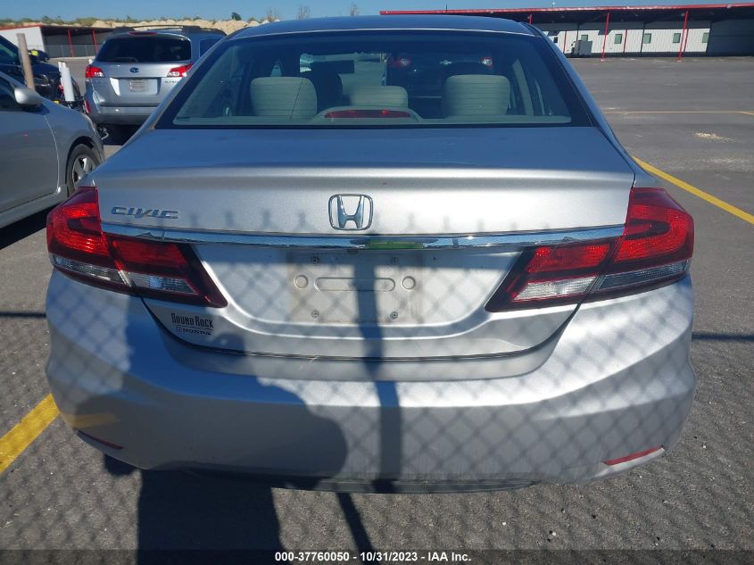 2013 Honda Civic Sdn Lx VIN: 2HGFB2F55DH593747 Lot: 37760050