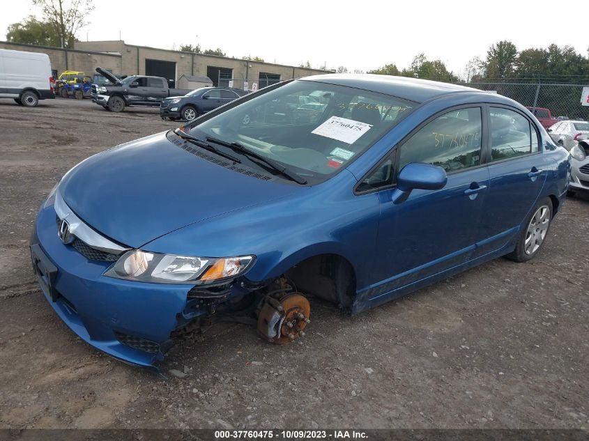 2009 Honda Civic Lx VIN: 2HGFA165X9H520393 Lot: 37760475