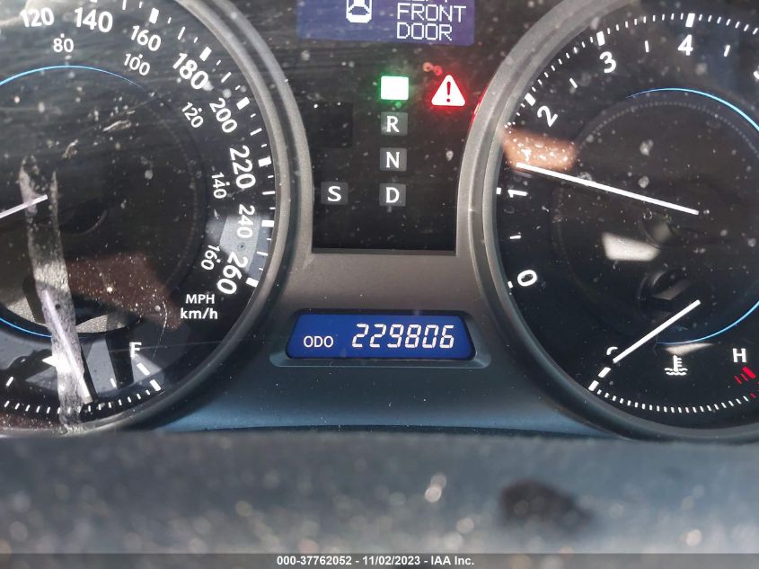 2009 Lexus Is 250 VIN: JTHBK262595099274 Lot: 37762052