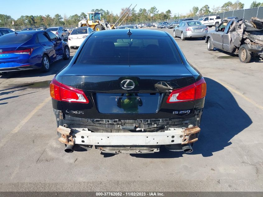 2009 Lexus Is 250 VIN: JTHBK262595099274 Lot: 37762052