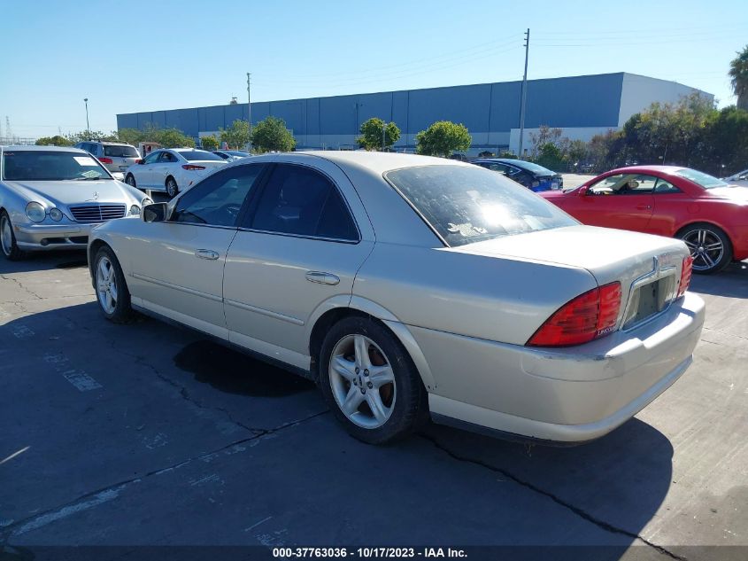 2000 Lincoln Ls VIN: 1LNHM87A9YY835107 Lot: 37763036