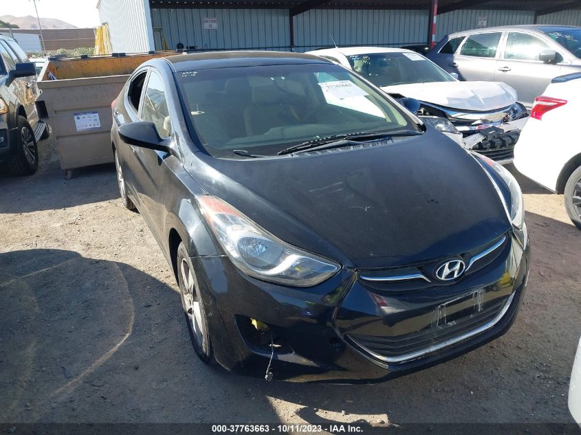 2012 Hyundai Elantra Gls VIN: 5NPDH4AE6CH096753 Lot: 37763663