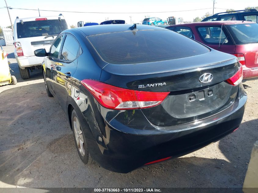 2012 Hyundai Elantra Gls VIN: 5NPDH4AE6CH096753 Lot: 37763663