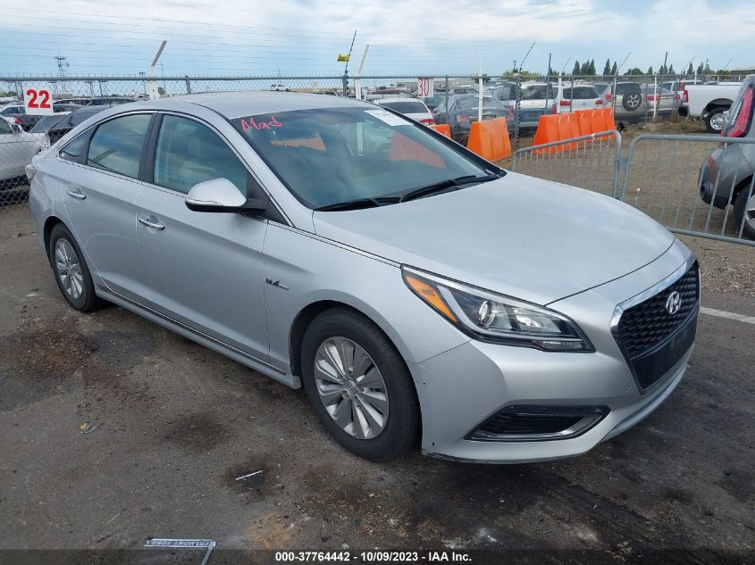 2016 Hyundai Sonata Hybrid Se VIN: KMHE24L13GA011456 Lot: 37764442