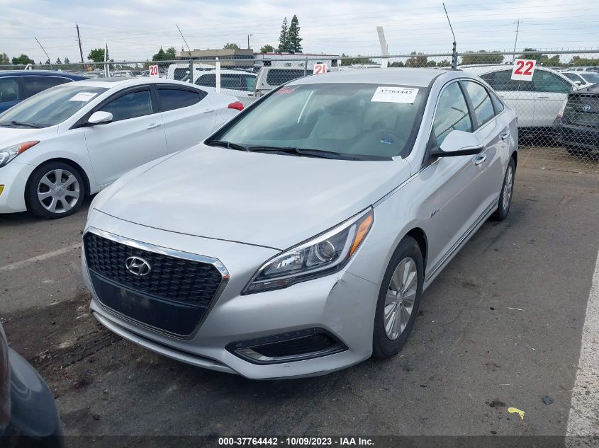 2016 Hyundai Sonata Hybrid Se VIN: KMHE24L13GA011456 Lot: 37764442