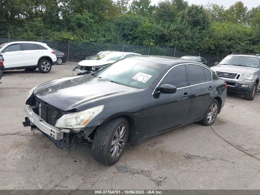 2012 Infiniti G37X VIN: JN1CV6AR8CM670605 Lot: 37764751