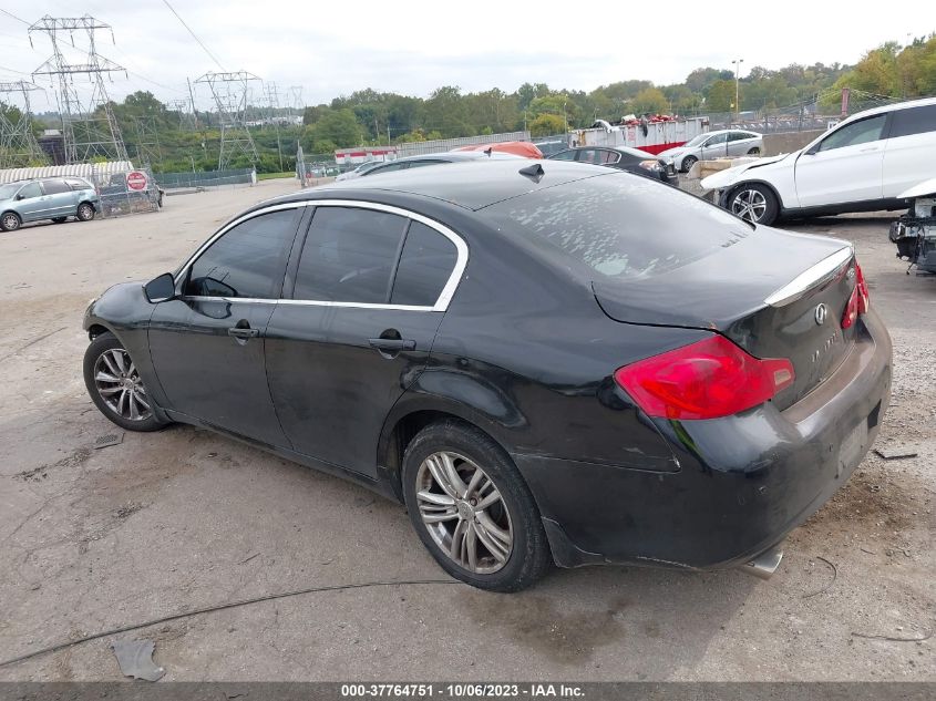 2012 Infiniti G37X VIN: JN1CV6AR8CM670605 Lot: 37764751