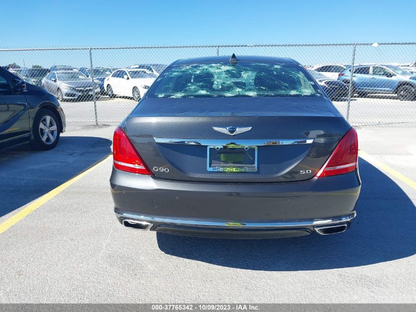 2018 Genesis G90 5.0 Ultimate VIN: KMHG54JH1JU043036 Lot: 37765342