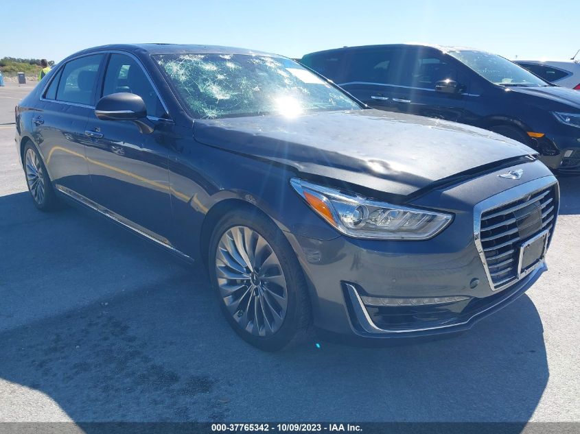 2018 Genesis G90 5.0 Ultimate VIN: KMHG54JH1JU043036 Lot: 37765342